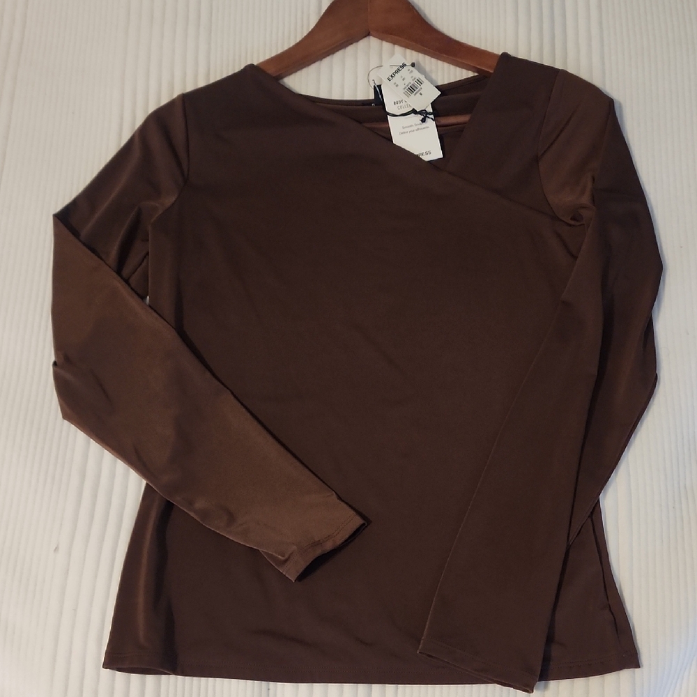Express Chocolate Long Sleeve Women's Top